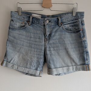 GAP Light Blue Sexy Boyfriend Jean Shorts
